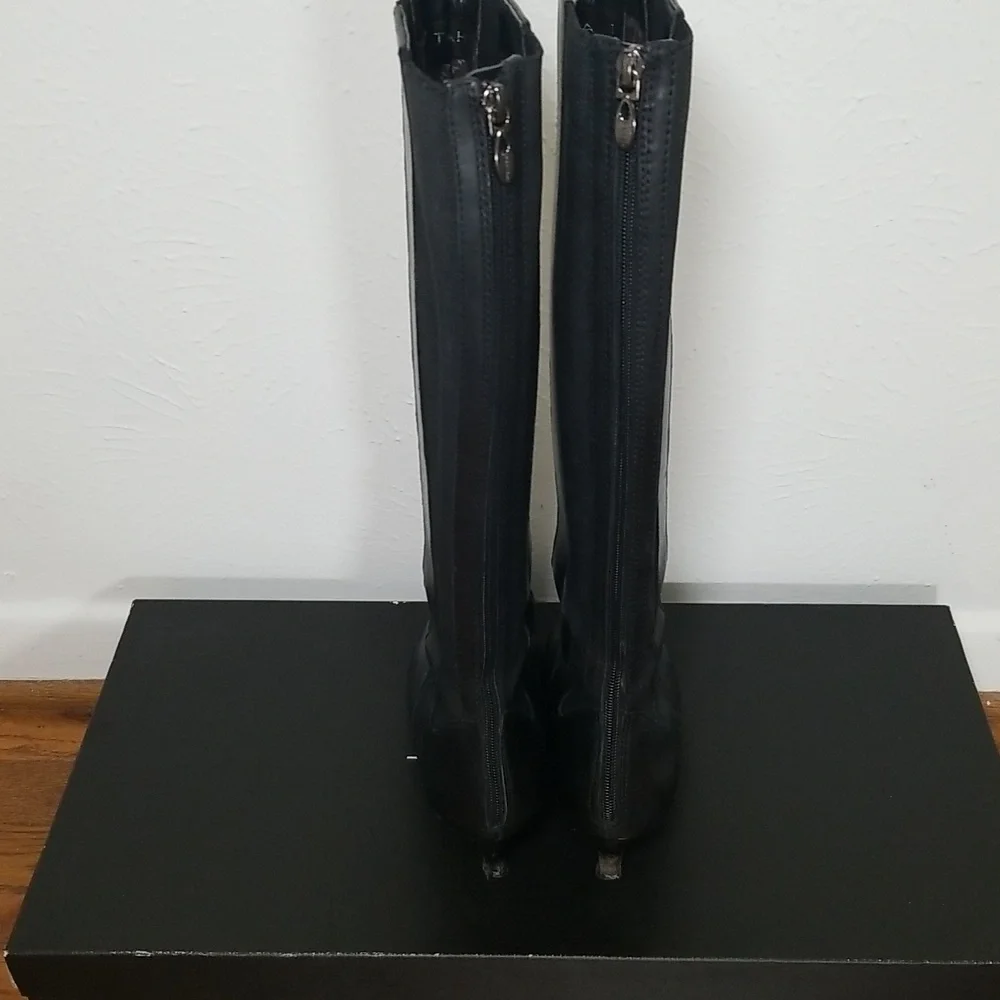 Taheri Women's Black High Boots Size 9 M